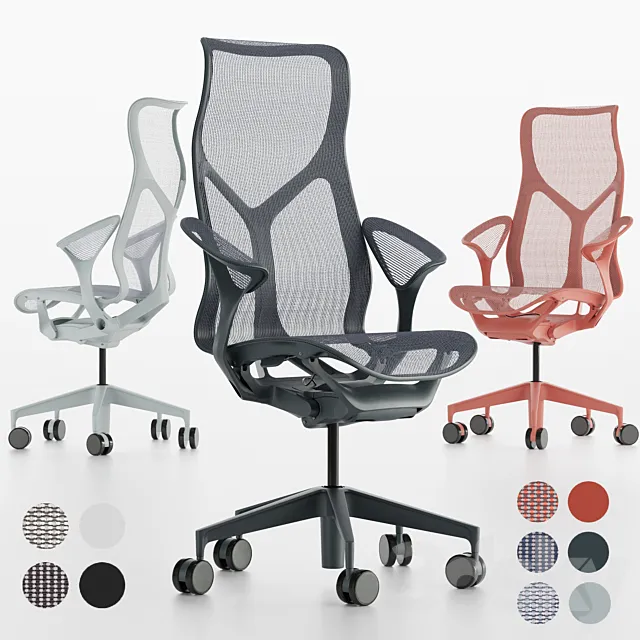 High-Back Cosm Chair by Herman Miller 3DSMax File