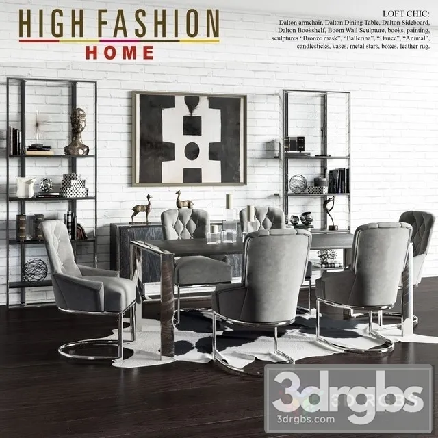 High Fashion Home Loft Chic Dalton 3dsmax Download