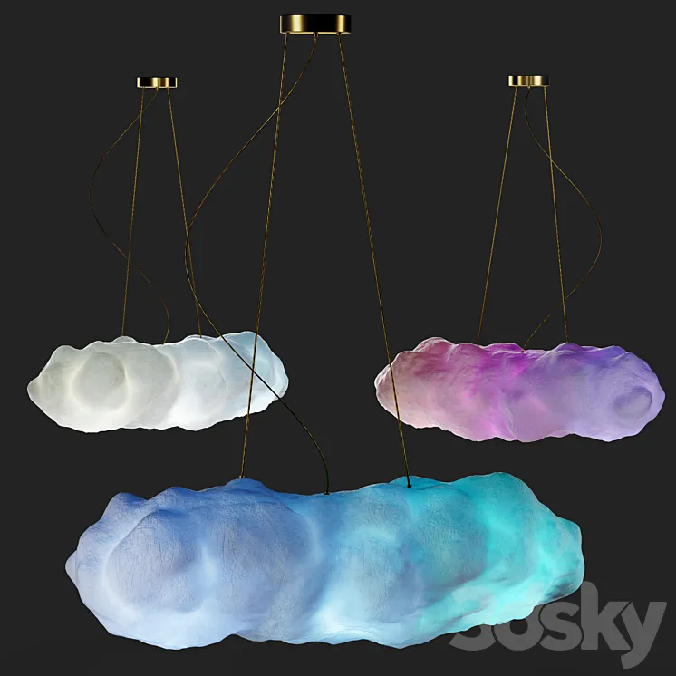 Сhildren’s lamp cloud 3DS Max Model