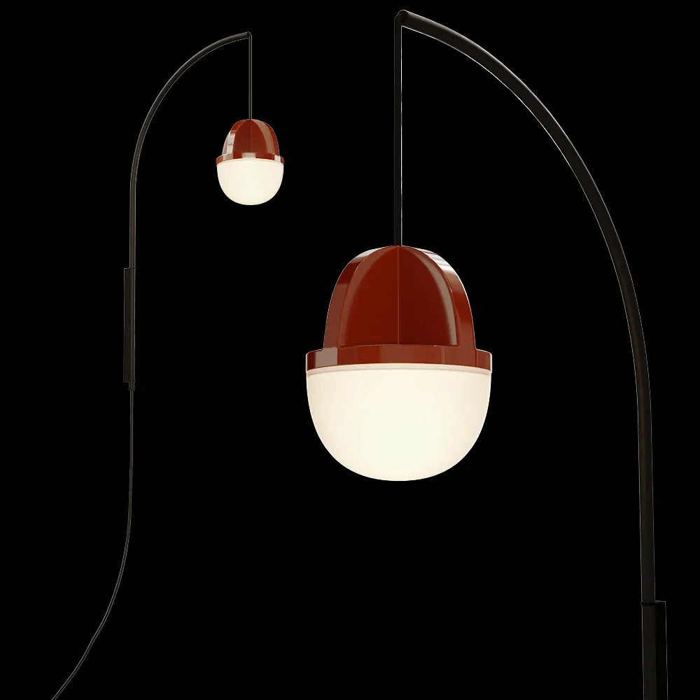 HIND RABII – Wall lamp  Half&Half 3ds Max
