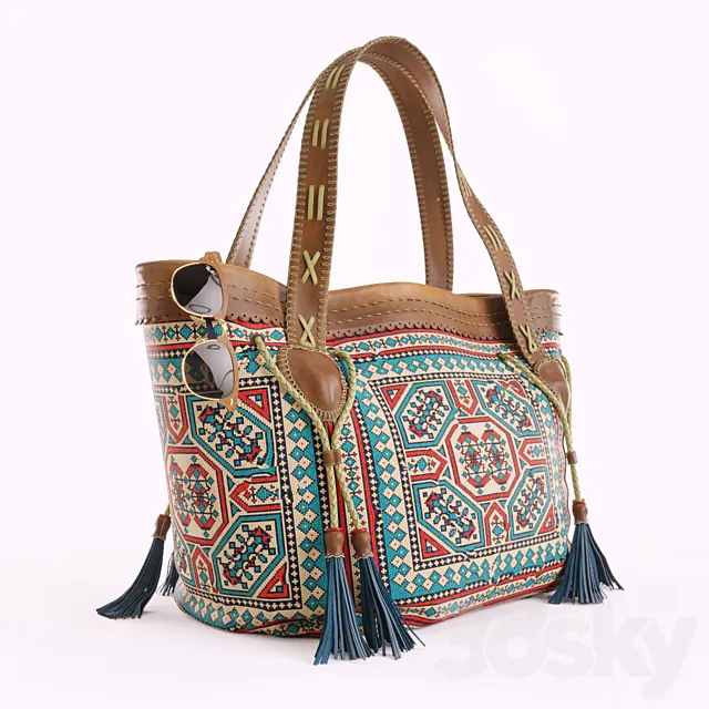 Hippie Bag 3DS Max Model