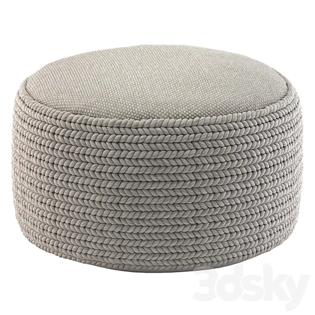 Hira Ottoman 3ds Max