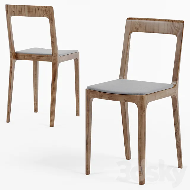 Hiroshima Maruni side chair 3ds Max