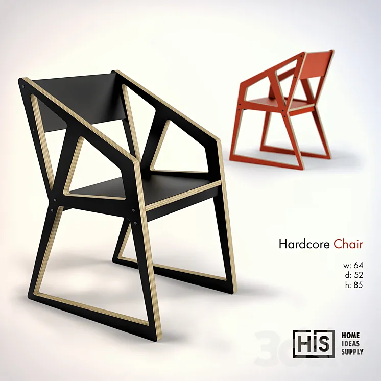 HIS – Hardcore Chair 3DS Max