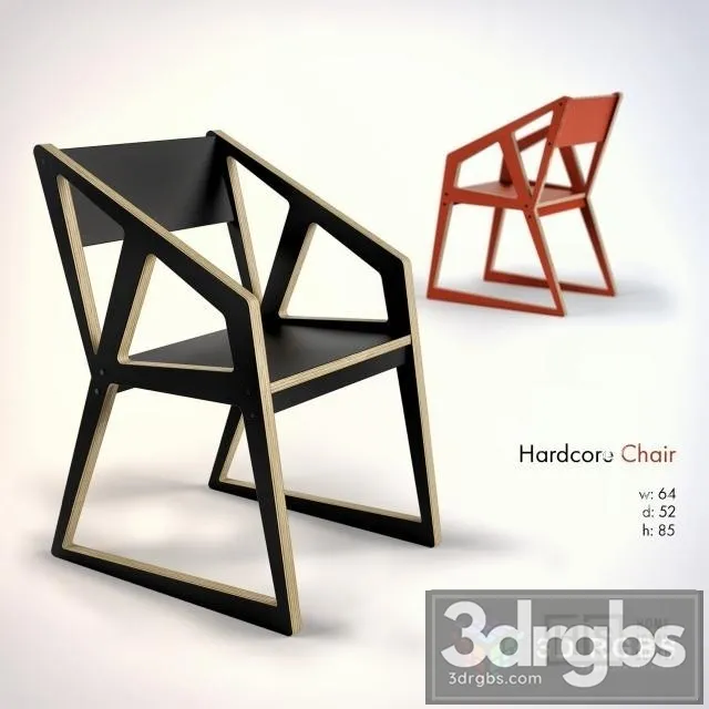 HIS Plywood Hardcore Chair 3dsmax Download