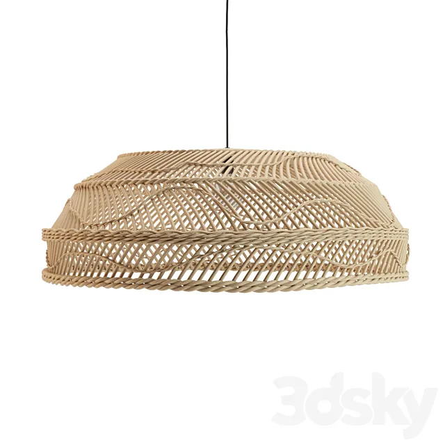 HK Living Wickerflat 3ds Max