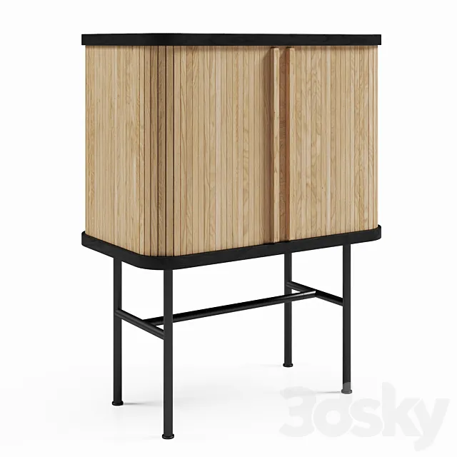 H&M Bedside table 3DS Max Model