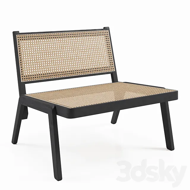 H&M Low chair 3ds Max