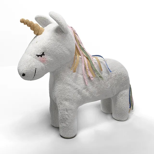 H&M Unicorn Toy 3DS Max Model