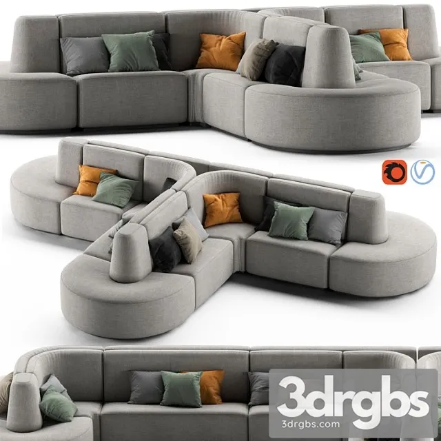 Hmd interiors bistro sofa 2 2 3dsmax Download