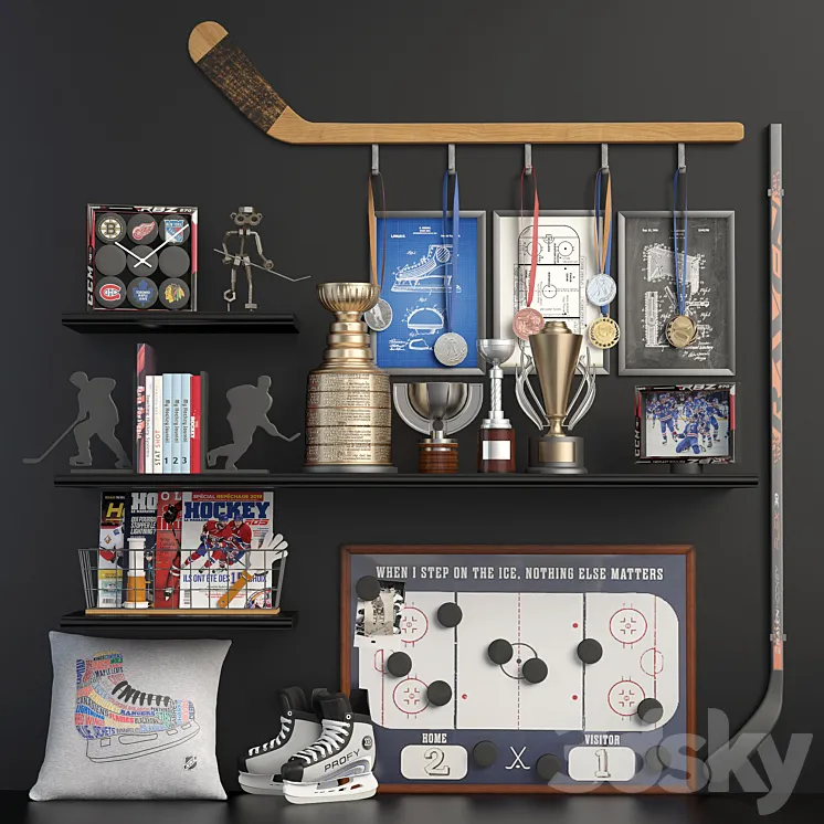 Hockey 3DS Max