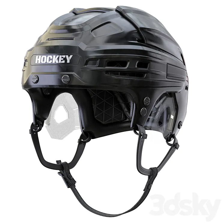 HOCKEY Helmet 3DS Max Model