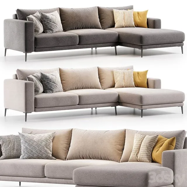 Hoekbank Barlio 3dsMax Model