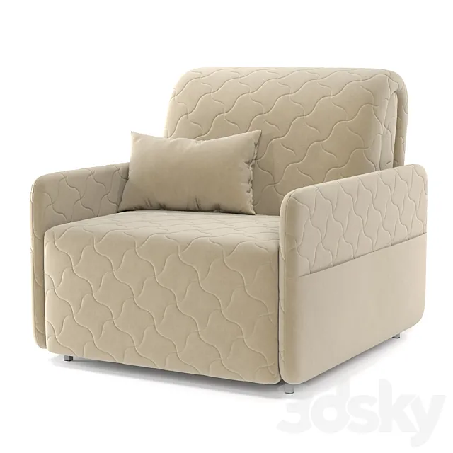 Hoff armchair-bed Boston 3ds Max