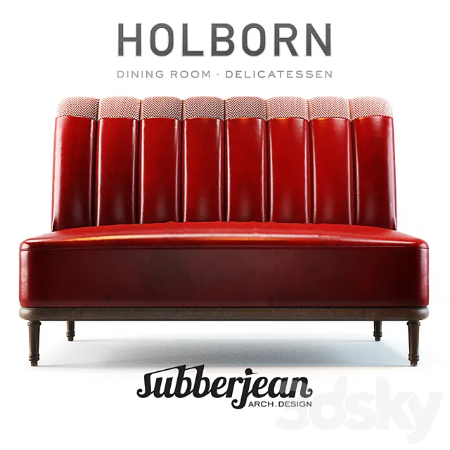 Holborn Dining Lounge Sofa 3DSMax File