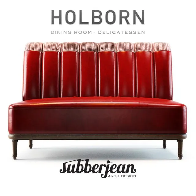 Holborn Dining Lounge Sofa 3dsMax Model