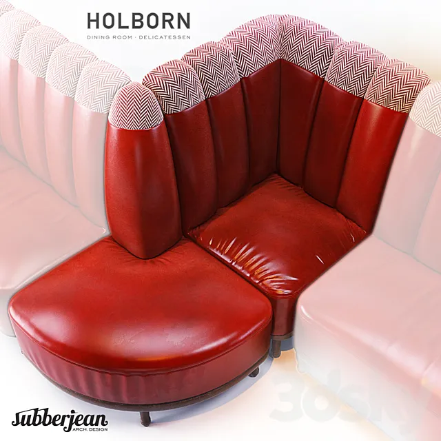 Holborn Dining Lounge Sofa Corners 3DSMax File