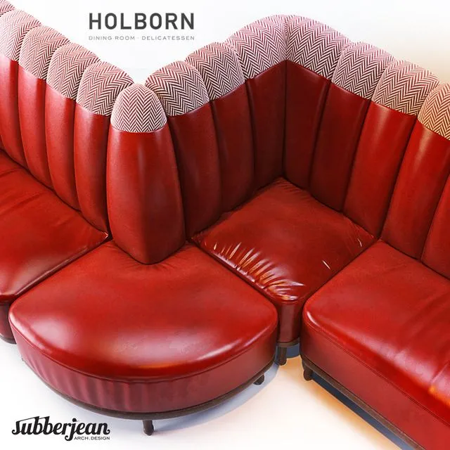 Holborn Dining Lounge Sofa Corners 3dsMax Model
