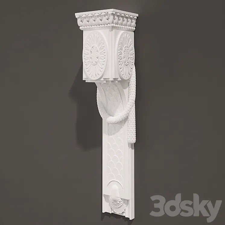 Holder Antique Style 4117 3DS Max