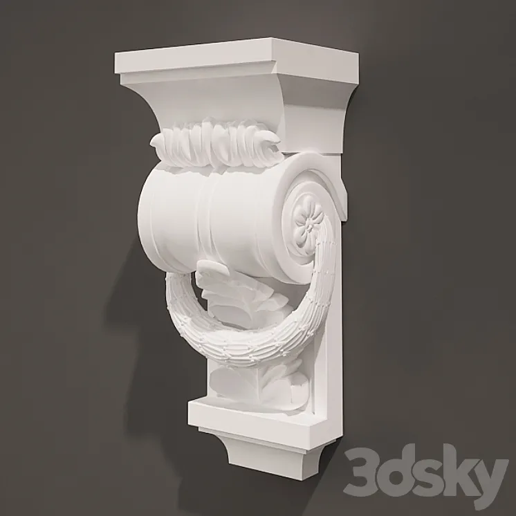 Holder Antique Style 4168 3DS Max