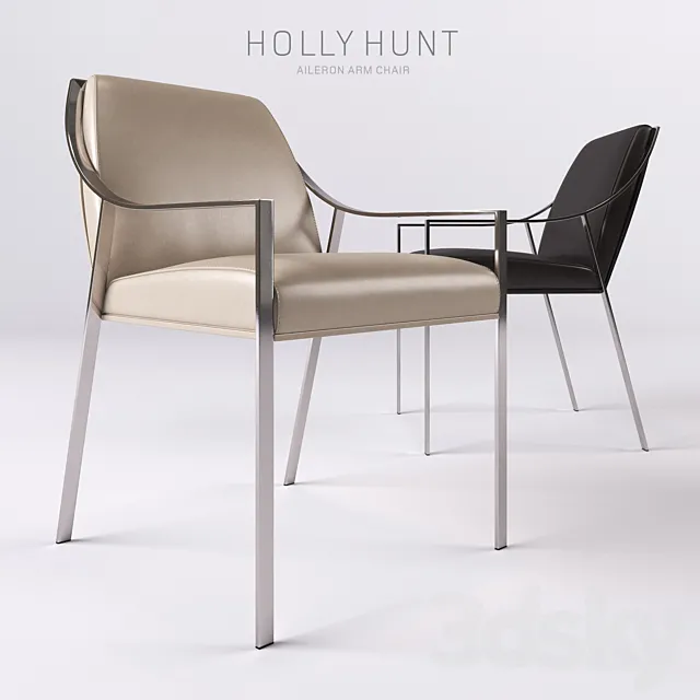 HOLLY HUNT AILERON DINING ARM CHAIR 3DSMax File