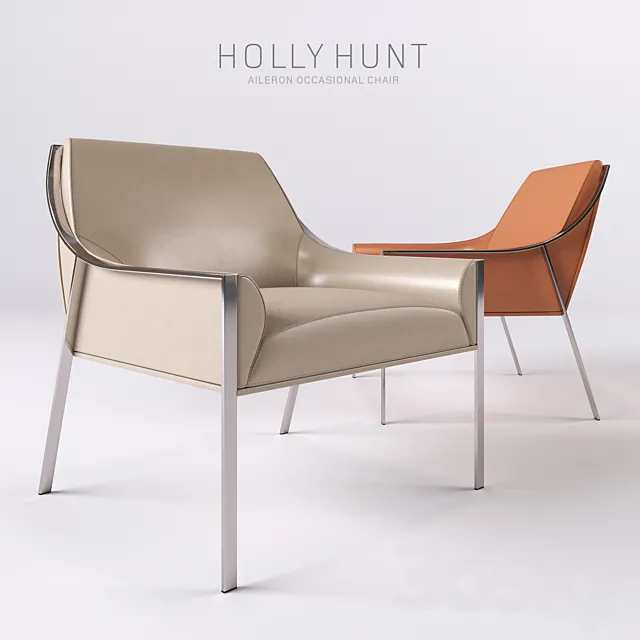 HOLLY HUNT AILERON OCCASIONAL CHAIR 3DS Max Model