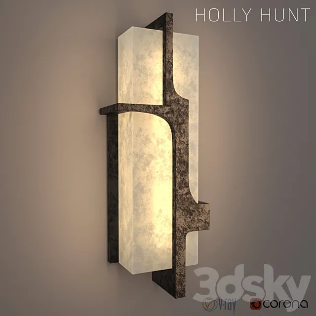 Holly Hunt Ariel sconce 3DS Max Model