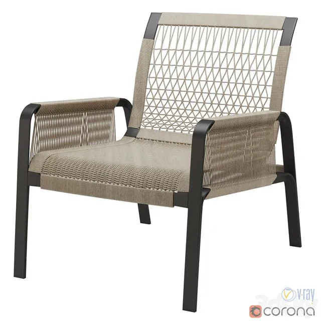 Holly Hunt Caracal Lounge chair 3dsMax Model