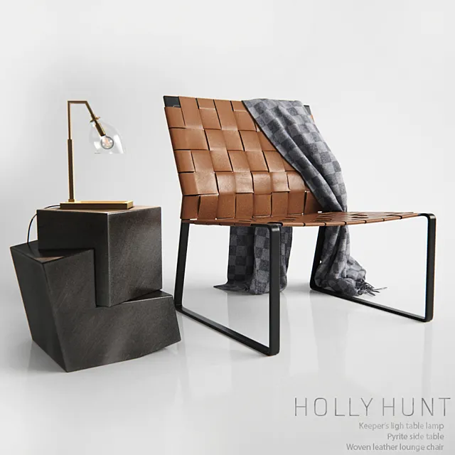 Holly Hunt furniture Set 1 3DSMax File