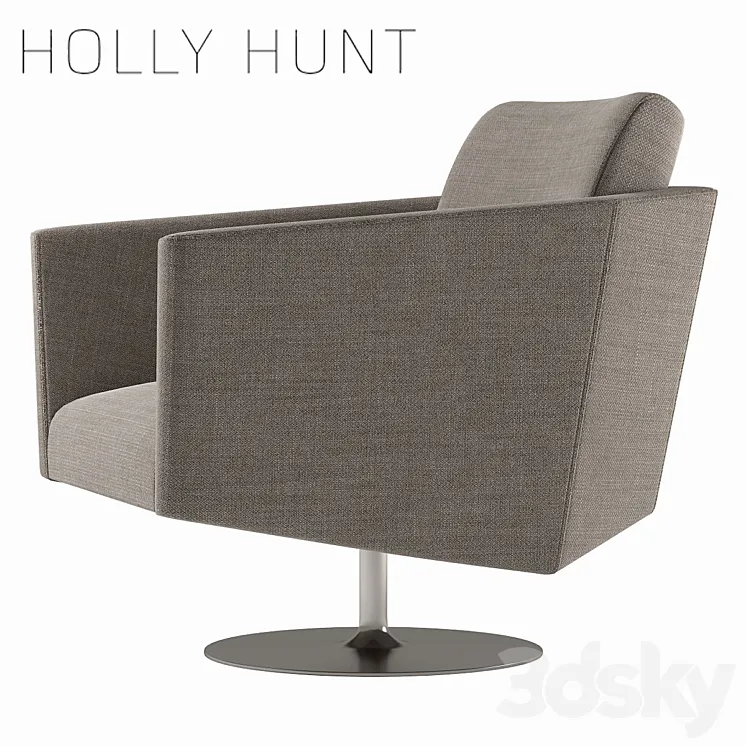 Holly Hunt Jett Lounge Chair 3DS Max