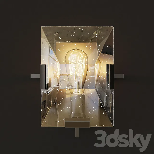 Holly Hunt Lens Sconce 3ds Max