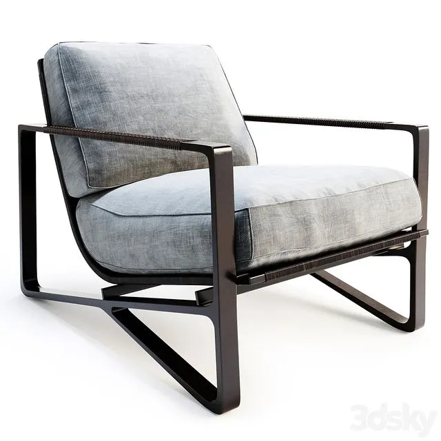 HOLLY HUNT – Omura Lounge Chair 3dsMax Model