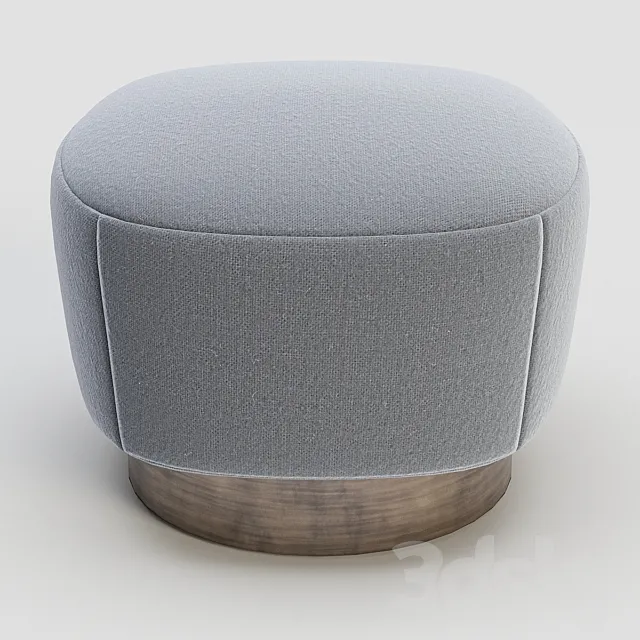 Holly Hunt Pouf Mesa Ottoman 3DS Max Model