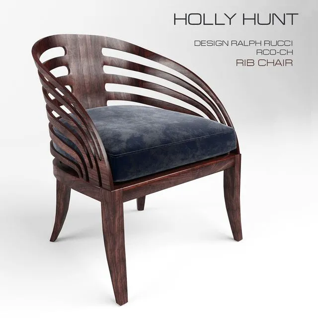 Holly Hunt RIB CHAIR 3dsMax Model
