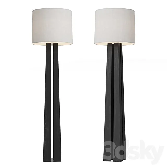 HOLLY HUNT Sequoia Floor Lamp 3ds Max
