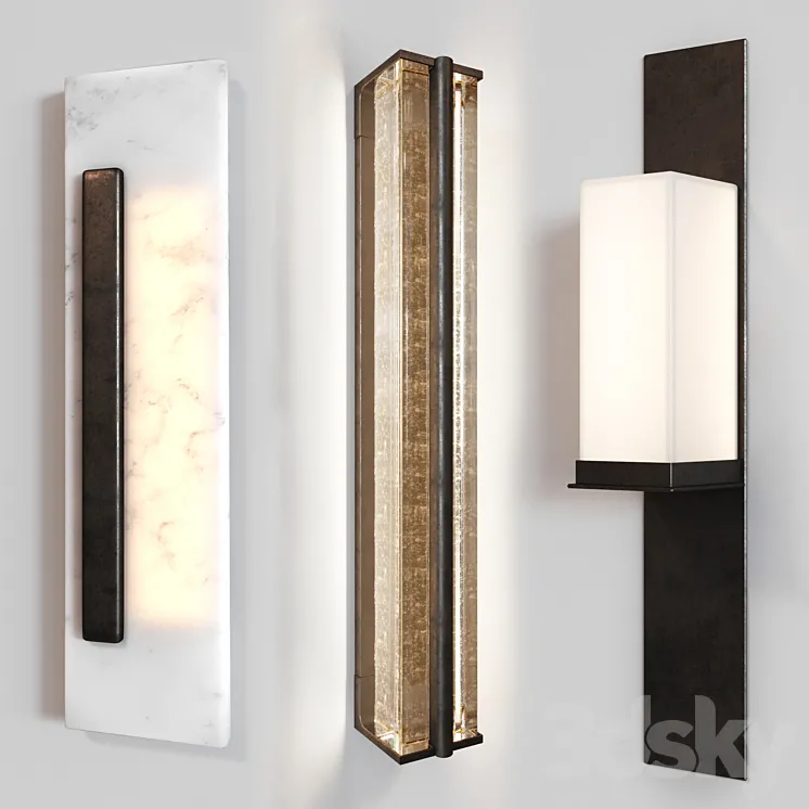 Holly Hunt set Sconce 4 3DS Max