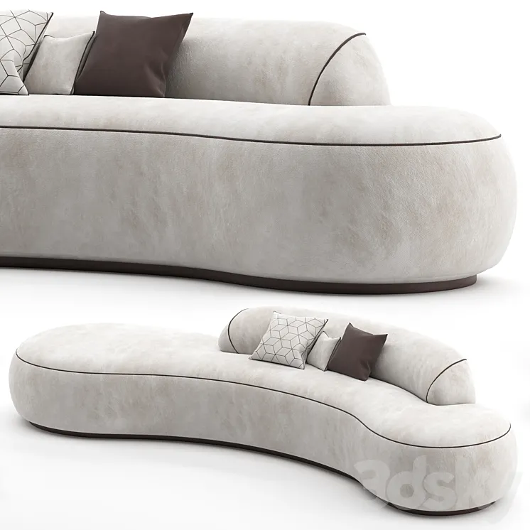 Holly Hunt sofa 3DS Max