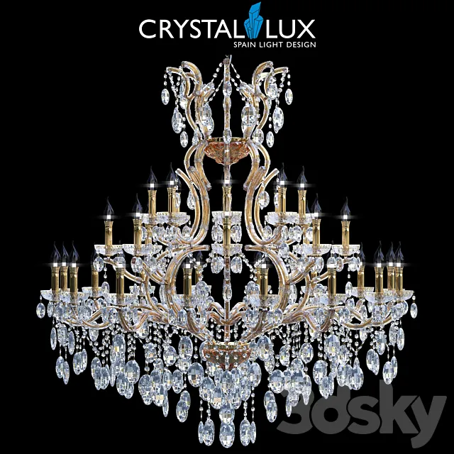 Hollywood SP16 + 8 + 8 Gold 3DS Max Model