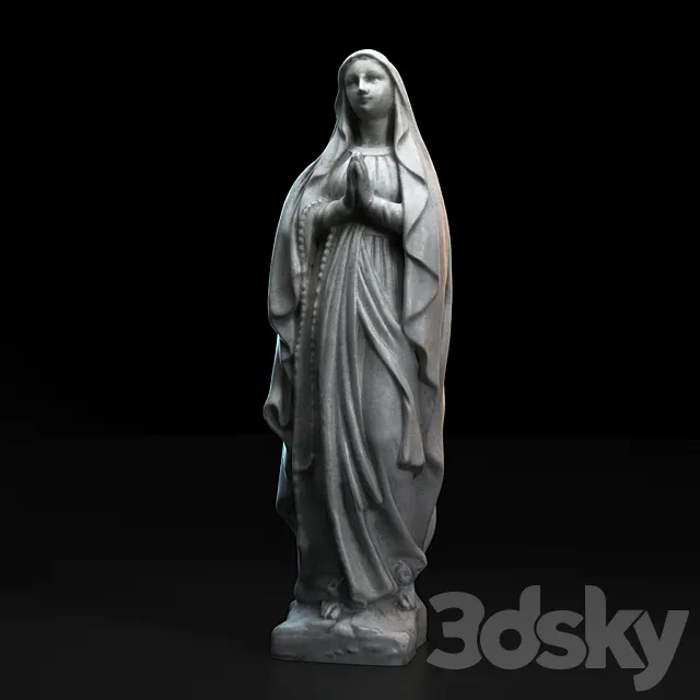 Holy Mary 3ds Max