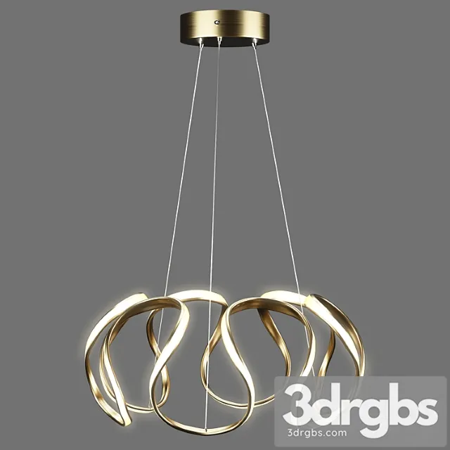 Homary Rola Gold LED Unique Geometric Chandelier Haning Pendant Light 3dsmax Download