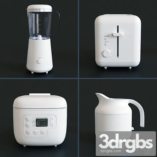 Home appliances muji 2 3dsmax Download