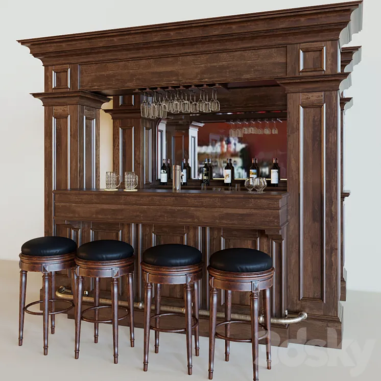 Home Bar 3DS Max