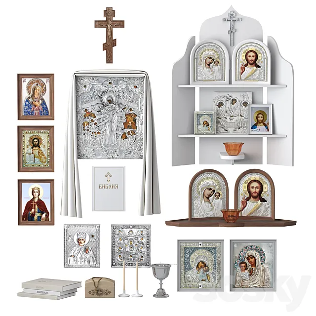 home iconostasis 3ds Max