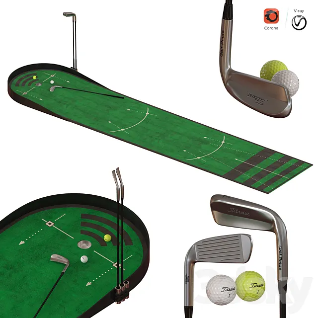 Home Mini Golf 3DSMax File