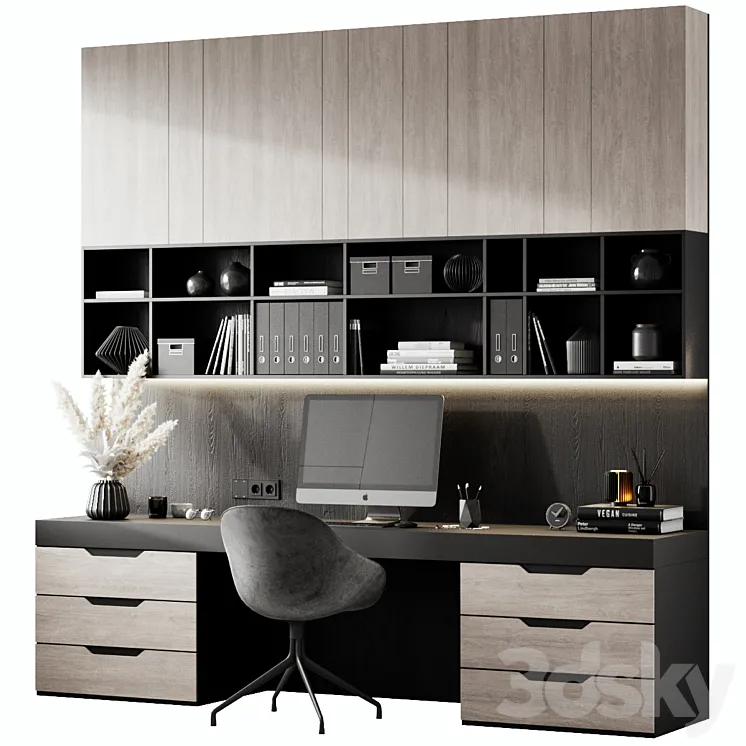 Home Office 2 3DS Max Model