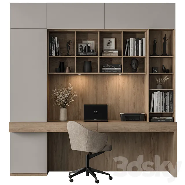 Home Office – Office Furniture 456 3dsMax Model