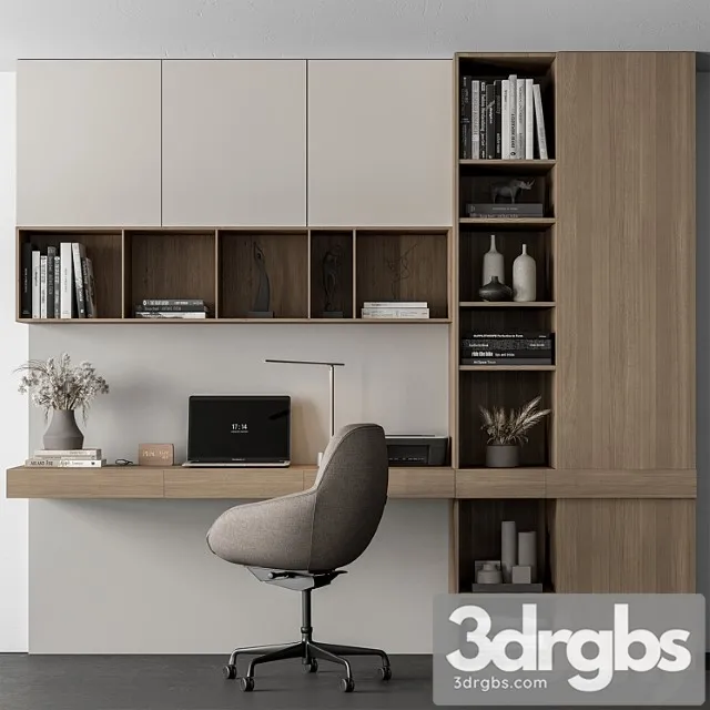 Home Office Set Office Furniture 418 3dsmax Download