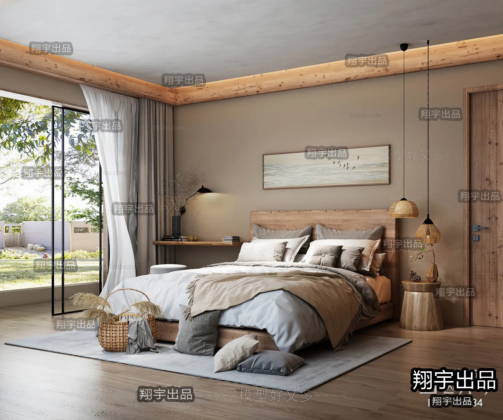 Homestay 3D Interior Scene – 3D Models – 002