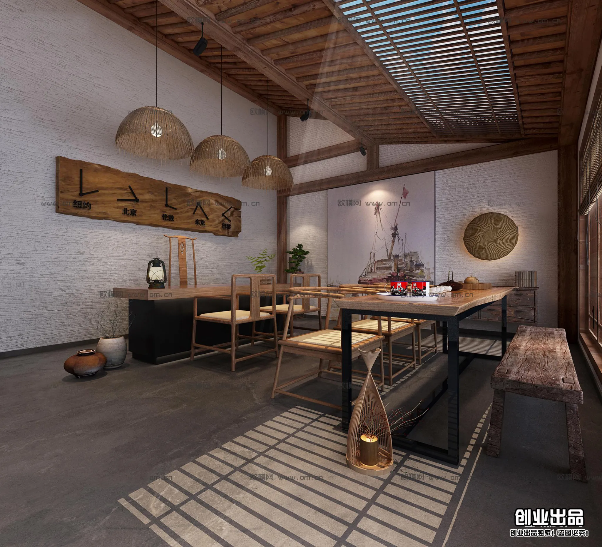 Homestay 3D Interior Scene – 3D Models – 006