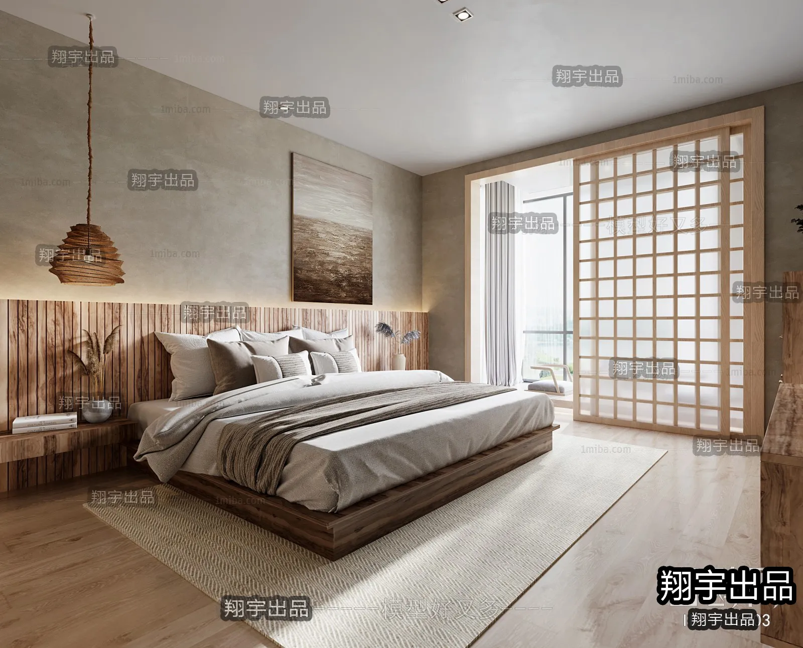 Homestay 3D Interior Scene – 3D Models – 032